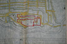 絵図 （城郭図） 京都県 丹波國 亀山城 古地図 江戸時代 歴史資料 インテリア_画像4