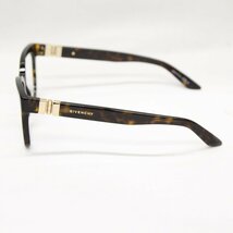 GIVENCHY ジバンシィ 眼鏡 メガネフレーム GV 0161 086 ブラウン/ハバナ イタリア製 ケース・クロス付き 未使用品☆_画像4