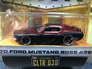 Jada TOYS DUB CITY BIGTIME MUSCLE '70 FORD MUSTANG BOSS 428 CLTR 030