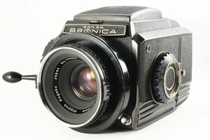 ★超美品★ゼンザブロニカ ZENZA BRONICA S2 後期 ブラック / NIKKOR-P 75mm F2.8 清潔感溢れる綺麗な外観！クリアーな光学！0863