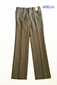 rmp1524 秋冬 メンズ スラックス ｗ80 茶 ブラウン ウール 昭和レトロ 昭和ファッション 60年代70年代 在庫処分