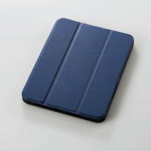新品 送料無料 iPadmini6 iPadmini 6 iPad mini mini6 ネイビー ブルー マグネット ペンシル充電 ペンシル収納 レザー フラップ 8.3 美品_画像7