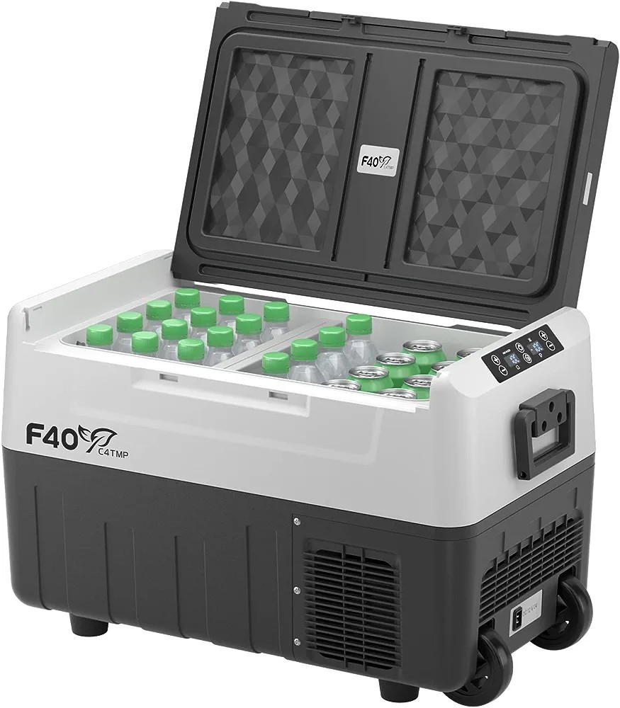 車載冷蔵庫 20L ポータブル冷蔵庫 【収納ケース付き】 -20℃~20℃調整