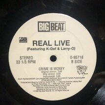 ☆【 '95 US 】12★Real Live Real Live Sh*t / Crime Is Money☆洗浄済み☆_画像2