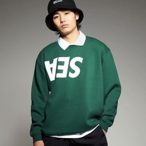 即決!!緑XL WIND AND SEAウィンダンシー GOD SELECTION ゴッドセレクションXXXスウェット プルオーバーPULLOVER SWEATパーカー/ゆうパック