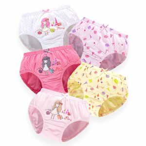 新品　子供パンツ　ショーツ５枚セット 女の子　綿100% 可愛いキッズ100