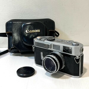 Canon MODEL７ キャノンモデル７ レンジファインダー フィルムカメラ ケース付 35mm TI1201