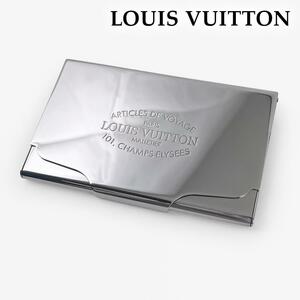 ルイヴィトン 名刺入れ ポルトカルト ヴォワヤージュ M66175 シルバー LOUIS VUITTON ボワヤージュ カードケース カード入れ メタル