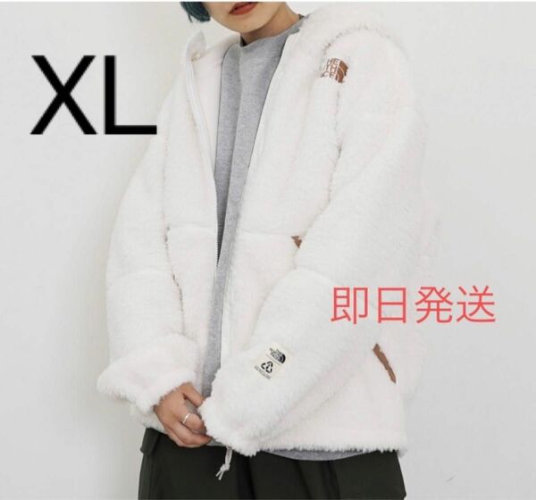 新品タグ付き【XLサイズ】ノースフェイスボアフリースフードジャケット LYMAN
