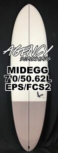 Agency surfboard MID EGG 7.0 EPS エージェンシーサーフボード　サーフィン　ミッドレングス　オーストラリア　バイロンベイ