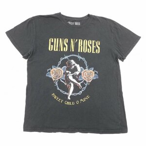 GUNS N ROSES ガンズアンドローゼズ 半袖 ロックTシャツ size XXL #99733 送料360円 アメカジ バンドTシャツ