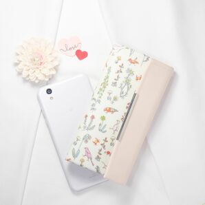 【the】ハンドメイド オーダーメイド 全機種対応 iPhone・Android 手帳型スマホケース リバティ セオ