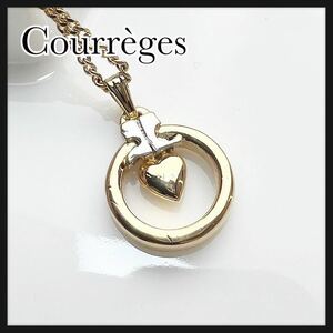 [ popular ]Courrges Courreges Heart Circle necklace Gold 