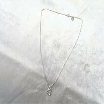 Courrges クレージュ　ダイヤ　0.02ct silver ネックレス_画像7