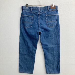 中古 古着 Wrangler デニムパンツ W38 ラングラー レギュラーフィット ビッグサイズ ブルー メキシコ製 古着卸 アメリカ仕入 2309-708の画像4