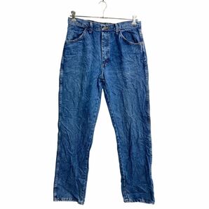 RUSTLER デニムパンツ W34 ラスラー インディゴ メキシコ製 古着卸 アメリカ仕入 2309-35の画像1