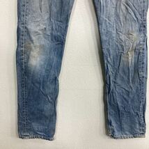 中古 古着 Levi's 501 デニムパンツ W32 リーバイスユーロ ボタンフライ ブルー 古着卸 アメリカ仕入 2309-298_画像3