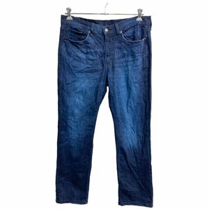 中古 古着 Levi's 514 デニムパンツ W34 リーバイス スリムストレート インディゴ 古着卸 アメリカ仕入 2309-955