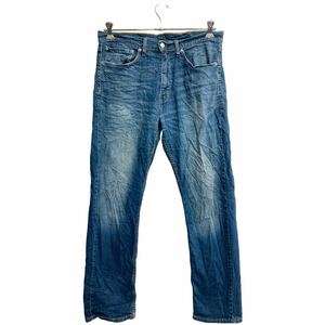 中古 古着 Levi's 505 デニムパンツ W34 リーバイス レギュラーフィット インディゴ 古着卸 アメリカ仕入 2309-935