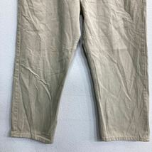 中古 古着 Levi's 505 デニムパンツ W36 リーバイス レギュラーフィット ビッグサイズ ベージュ 古着卸 アメリカ仕入 2309-1035_画像3