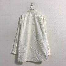 中古 古着 TOMMY HILFIGER 長袖 無地 シャツ XL ホワイト トミーヒルフィガー シンプル 古着卸 アメリカ仕入 a509-6363_画像4