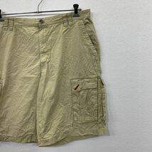 中古 古着 Columbia チノハーフパンツ W38 コロンビア ベージュ ビッグサイズ アウトドア カーゴ 古着卸 アメリカ仕入 2309-1278_画像3