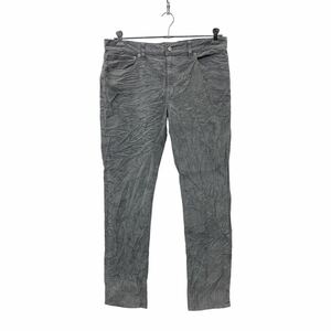 中古 古着 J.CREW コーデュロイパンツ W34 ジェークルー グレー スリム 古着卸 アメリカ仕入 2309-1354