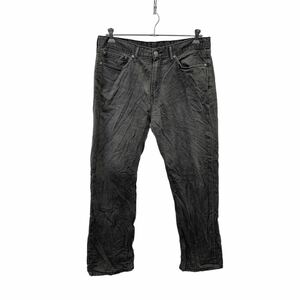 中古 古着 Levi's ロングパンツ W36 リーバイス グレー ビッグサイズ 514 古着卸 アメリカ仕入 2309-1426