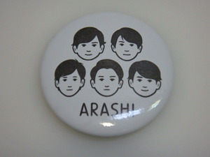 n304u　嵐を旅する展覧会　缶バッジ　ARASHI　2019　嵐　グッズ　中古