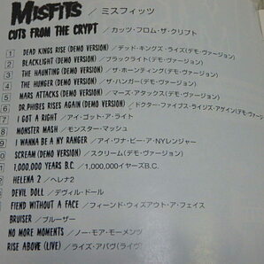 n305u 中古CD Misfits Cuts From The Crypt ミスフィッツ カッツ・フロム・ザ・クリプト ステッカー付の画像7