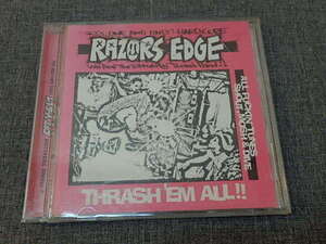 n101u　中古CD　レイザーズエッジ　RAZORS EDGE　Thrash 'em All !!