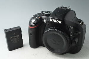 #a0666【良品】シャッター数4227回 Nikon ニコン D5200 ボディ ブラック