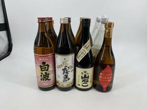 更1_GG-17【1本 600円】焼酎［12本セット］紅咲*2本、山ねこ、白霧島、海堂*2本、黒白波*2本、さくら白波*2本、MUGEN白波*2本 同梱不可