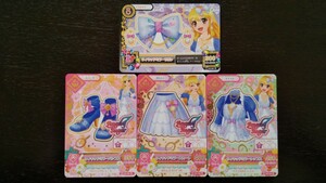 アイカツ★2015 1弾R★ウィキッドミラー、アクセ4枚セット★