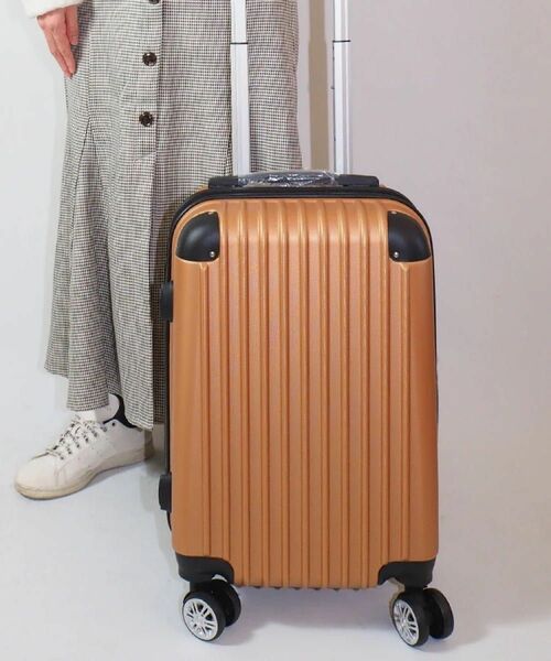 新品 キャリーケース Sサイズ ゴールド 超軽量 スーツケース