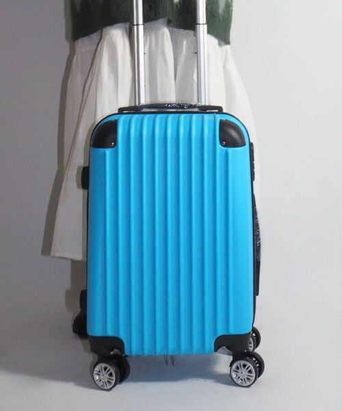 新品 キャリーケース スーツケース 超軽量 機内持ち込み ライトブルー