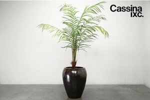 kag765-2 展示極美品 Cassina ixc.(カッシーナ イクスシー) アーティフィシャルグリーン アレカヤシ 特大 人工観葉植物 15万「引取限定」