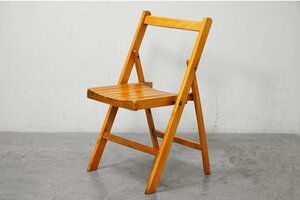 「新春特別セール30％オフ！」イギリス製 ヴィンテージ 折りたたみチェア 木製 アンティーク フォールディングチェア UK 椅子ant248