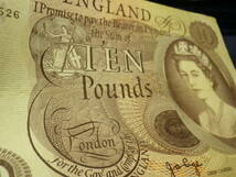 イギリス/UK Bank of England 1971年 QEⅡ 10Pounds 美品＋_画像4