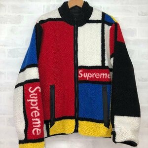 Supreme シュプリーム 半タグ付き 20AW リバーシブル カラーブロック フリースジャケット SIZE: L マルチ　MH632023090517