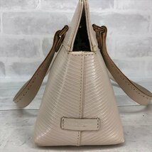 kate spade new york ケイトスペード レザー 横長 ハンドバッグ ベージュ LH632023091408_画像4