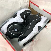 NIKE AIR PENNY II ナイキ エア ペニー 2 タグ付き/箱有 DV0817-001 SIZE: 27cm ブラック/ホワイト スニーカー MH632023092607_画像10