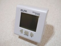 ■エルパ (ELPA)■ 簡易電力量計 エコキーパー EC-05EB ■電力量計/消費電力測定/コンセント/ワットメーター■_画像2