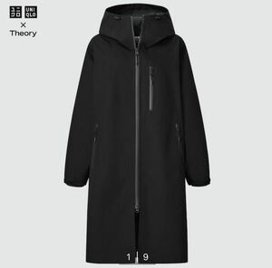 UNIQLO theory ユニクロ　セオリー　ブロックテックコート　ブラック　L 数回着用