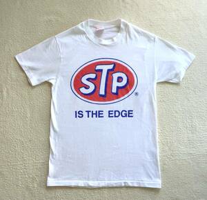 ◆ビンテージ STP motor oil Tシャツ USA製 シングルステッチ 検 Hot Rod Nascar Ricard Petty Champion 76 世田谷ベース