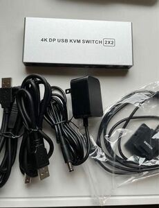 【期間限定値下げ】デュアル モニター KVM スイッチ 4K 3USB