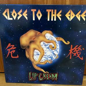 lip cream close to the edge 危機 アナログ レコード ライナーの画像1