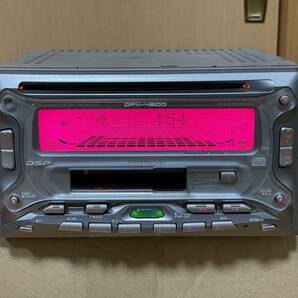 希少動作品□ケンウッド製2DIN CD/カセットデッキ DPX-4200 動作確認済み 本体のみの画像2