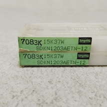 9k509bk 未使用品 4箱 東芝 TNGG160404R-C SDKN1203AETN-12 タンガロイ N308 旋盤 仕上げ サーメット チップ_画像6