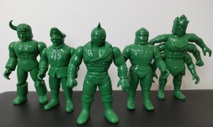 fai booster toy no start rujik sofvi collection NSC Kinnikuman soldier team 5 body set green Army 